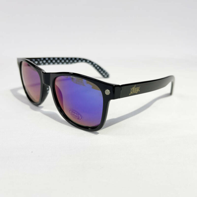 【新品】GLASSY leonald Sunlovers BLACK ブラック x ハート柄 UV400 PROTECTION サングラス　眼鏡 