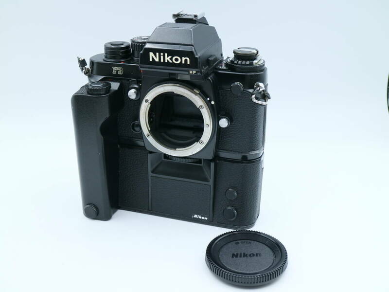 c5069 Nikon F3 P HP ハイアイポイント モータードライブ付き MD-4 シリアル902万台 ブラック フィルムカメラ
