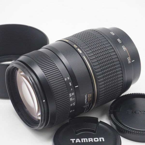 ■美品■ TAMRON タムロン 望遠ズームレンズ AF 70-300mm F4-5.6 Di MACRO ソニーAマウント フルサイズ対応 A17S