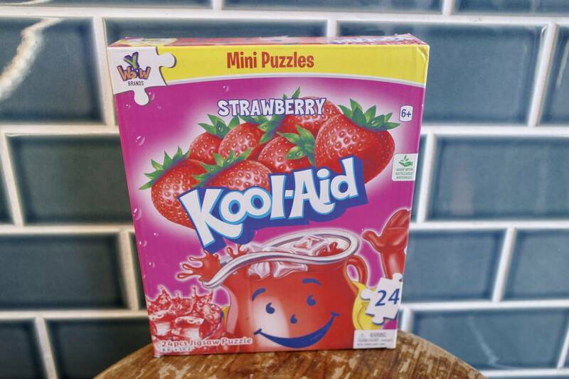 新品　KoolAid　クールエイド　ストロベリー　パズル　US限定　ジグソーパズル　チョコレート　アメリカ　いちご　苺