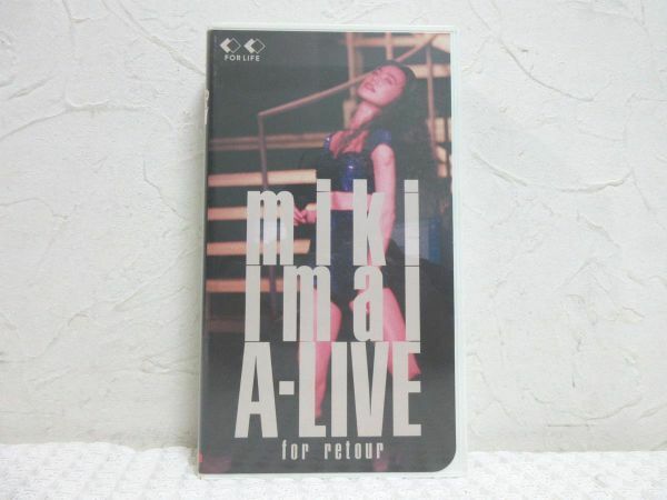 VHS 今井美樹　ア・ライブ　miki imai A-LIVE for retour【M0359】(L)
