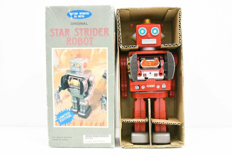 メタルハウス STAR STRIDER ROBOT ブリキロボット 玩具 おもちゃ レトロ 現状品 元箱あり Y20789298