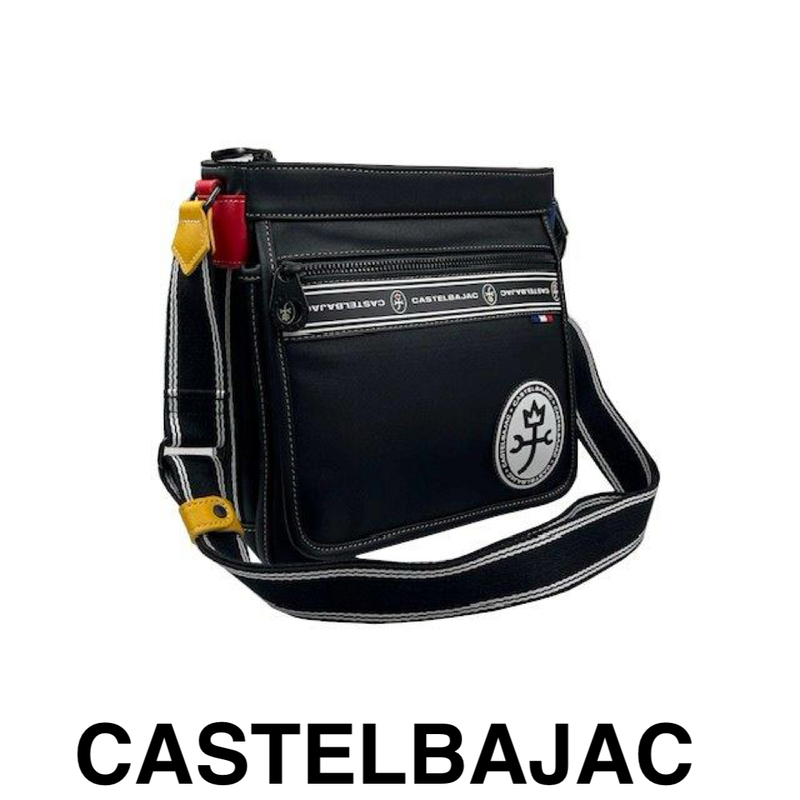 カステルバジャック　CASTELBAJAC　ショルダーバッグ　男女兼用　カジュアル　合皮　B5　049103-2　クロ