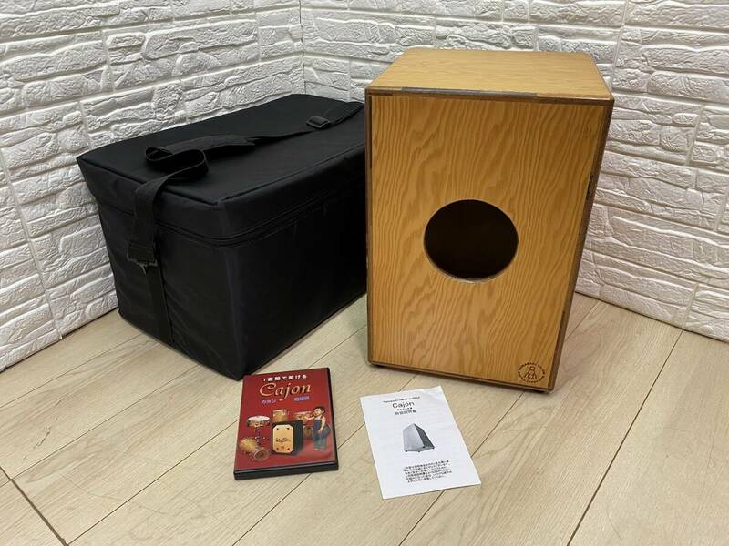 ★HAMASAKI CAJON 濱崎商会 ハマサキカホン ソフトケース DVD付★