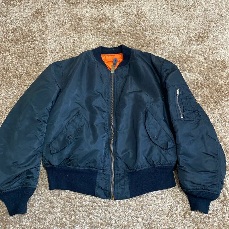 t46 ALPHA INDUSTRIES MA-1ジャケット サイズXL表記 USA製