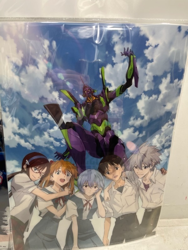 EVANGELION CROSSING EXPO エヴァンゲリオン大博覧会 メインビジュアル A4クリアファイル ポストカードおまけ付き