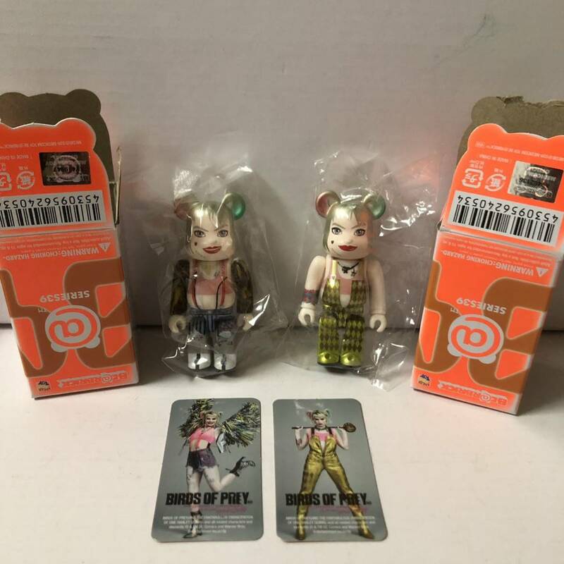 激レア ベアブリック シリーズ39 ハーレイ・クイン 表裏シークレットセット (BE@RBRICK BIRDS OF PREY Harley Quinn joker Batman DC)