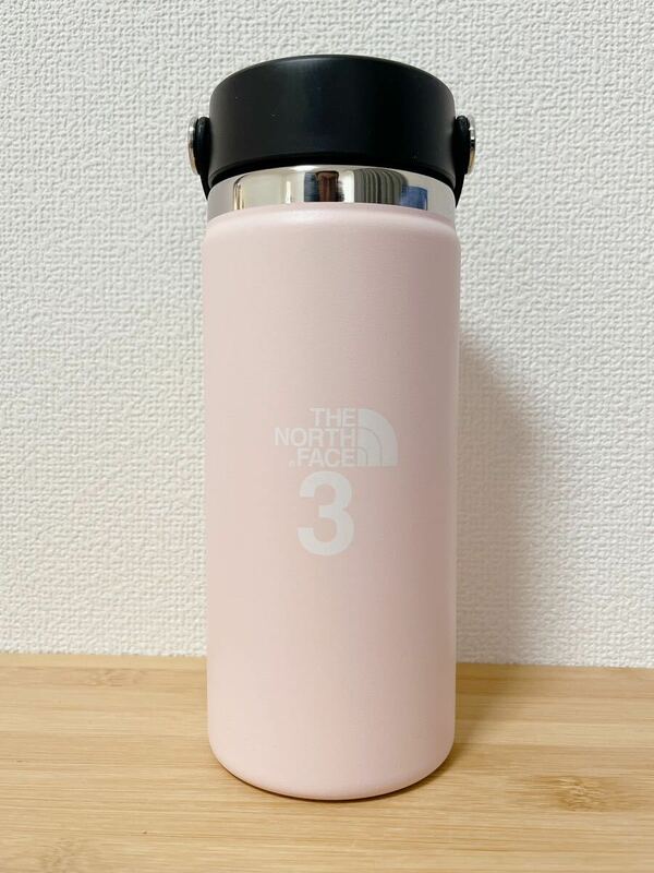 THE NORTH FACE 3 Hydro Flask ノースフェイス マーチ 国内2店舗 限定 ボトル タンブラー ピンク PINK 473ml