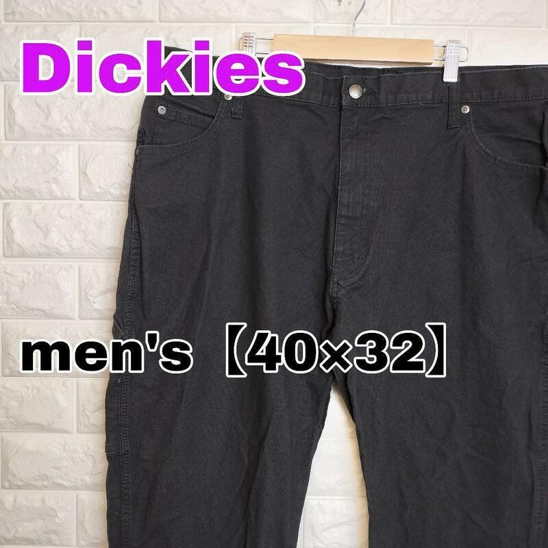 B180【Dickies】ペインターパンツ【メンズ40×32】ブラック