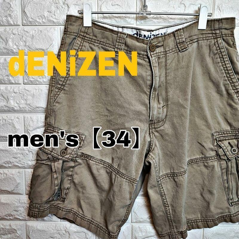 A22【dENiZEN】Levi's　ショートパンツ【メンズ34】カーキ