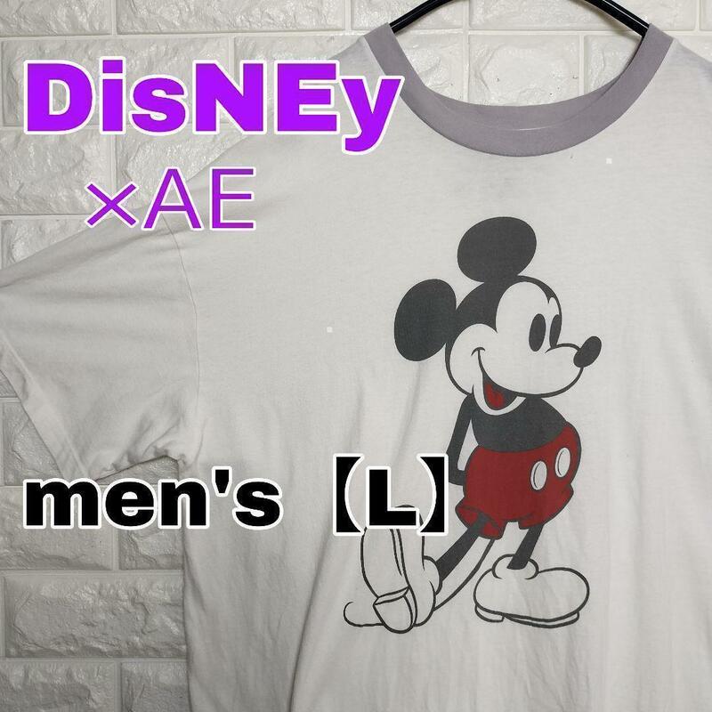 A918【DisNEy】半袖プリントTシャツ 【メンズL】