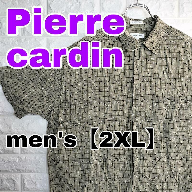 B686【Pierre cardin】アロハシャツ【メンズ2XL】