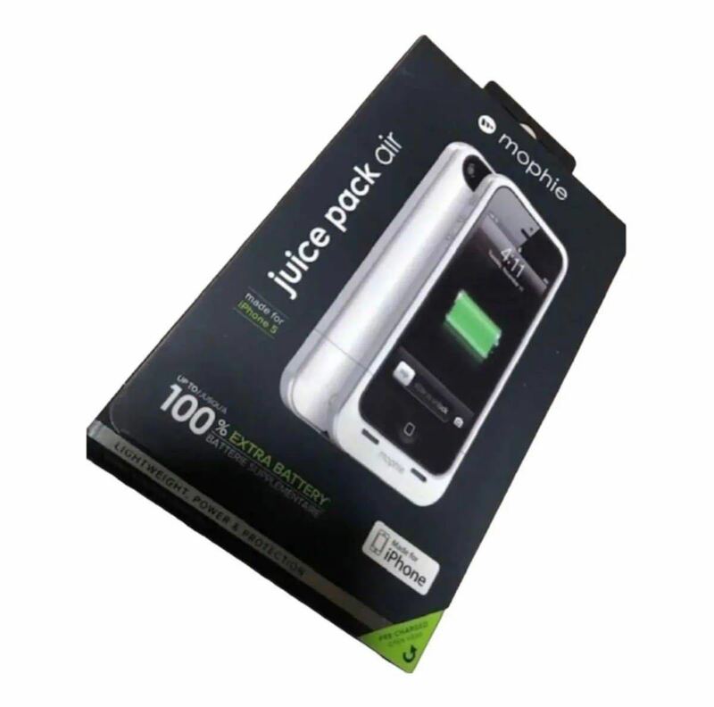 未使用品 mophie Juice pack for iPhone 5 / 5s / 初代SE 4インチモデル専用 5c 非対応 モーフィー バッテリーケース