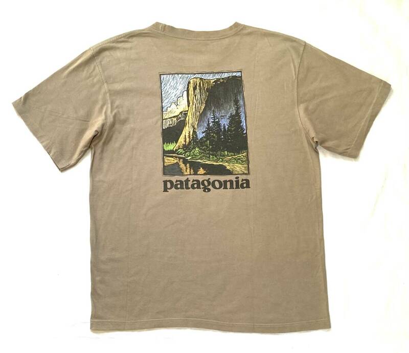 00s〜　patagonia バックプリント Tシャツ M パタゴニア アウトドア