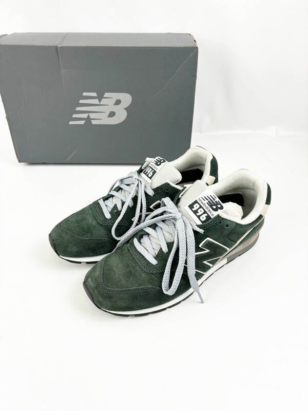 newbalance ニューバランス 996 スニーカー グリーン　靴　24.5cm