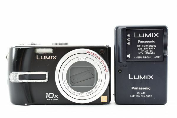 美品 Panasonic Lumix DMC-TZ3 Black Compact Digital Camera ブラック 黒 コンパクトデジタルカメラ / パナソニック ルミックス #2104