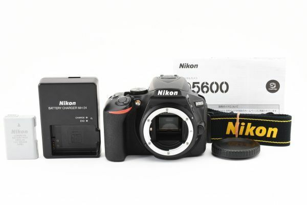 動作確認済 Nikon D5600 Body AF SLR Digital Camera ボディ デジタル一眼レフカメラ / ニコン F Mount DX Format APS-C 美品 #5176