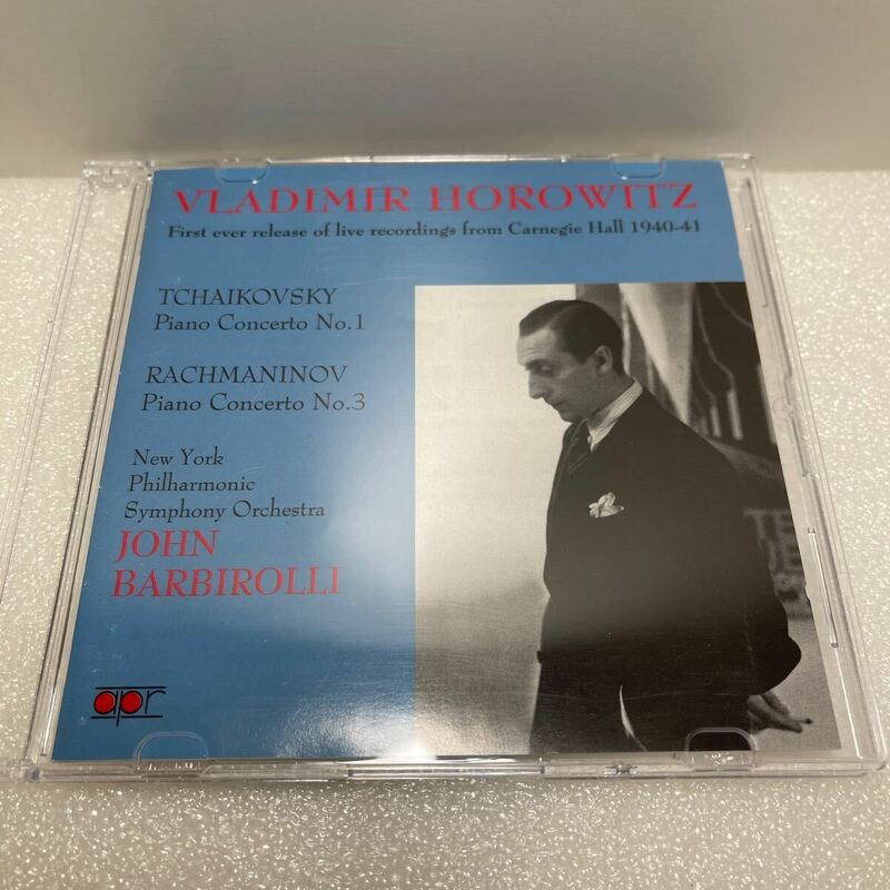 CD HOROWITZ Live ライヴ カーネギーホール 1940-41 ウラディミール・ホロヴィッツ BARBIROLLI NYフィル チャイコフスキー ラフマニノフ