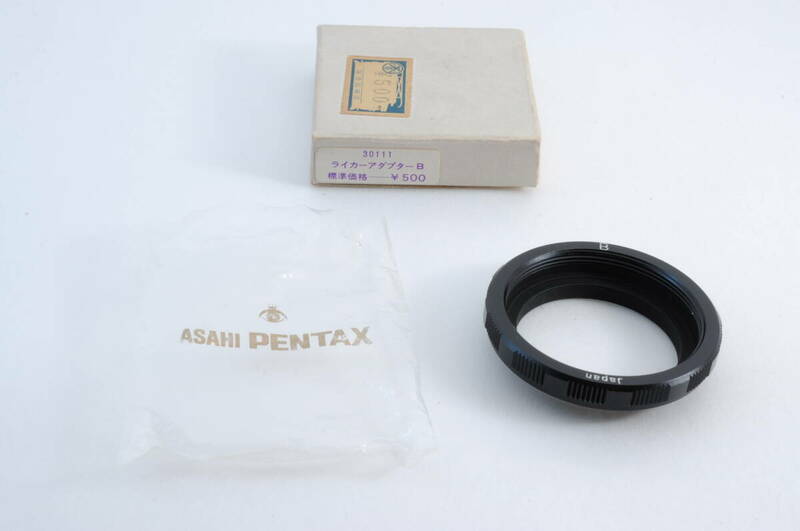 L2708 ペンタックス PENTAX ライカ アダプターB L Adapter 30111 箱付 カメラアクセサリー クリックポスト