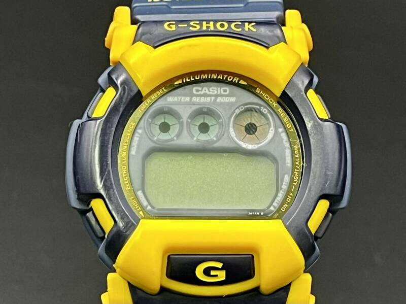 【未使用】G-SHOCK DW-002DJ-9VT CLUBBER クラバー 本体のみ WR200M 海外 モデル ネイビー イエロー 海外版 Gショック CASIO カシオ 希少