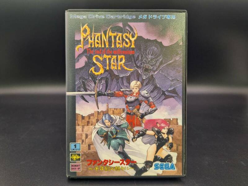 SEGA MEGA DRIVE ファンタシースター 千年紀の終りに PHANTASY STAR メガドライブ 専用 セガ G-5524