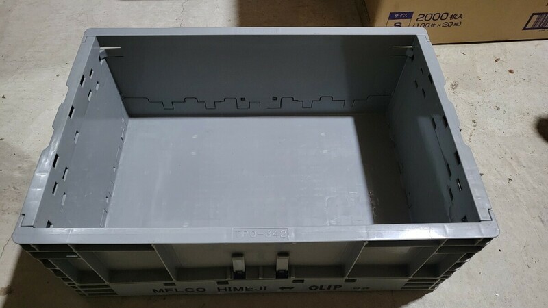 折り畳み式コンテナ 収納ボックス コンテナボックス 10個セット プラスチックフレーム 収納箱 かご 籠 