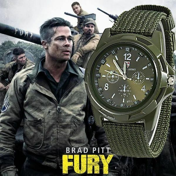 BJ002:男性ナイロンバンド軍用時計　アーミー腕時計高品質クォーツムー　ブメントメンズスポーツウォッチ