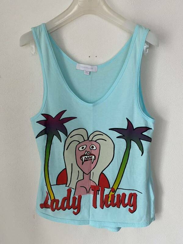 カレンウォーカーKAREN WALKER タンクトップ UK8 《lady thing》Ｔシャツ 《レア》