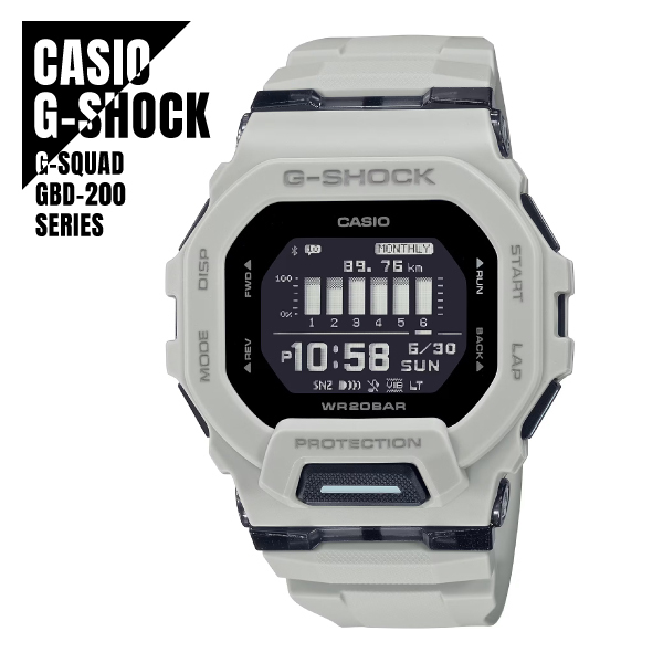 CASIO カシオ G-SHOCK Gショック G-SQUAD Gスクワッド スマートフォンリンク Bluetooth通信 GBD-200UU-9 腕時計 メンズ ★新品