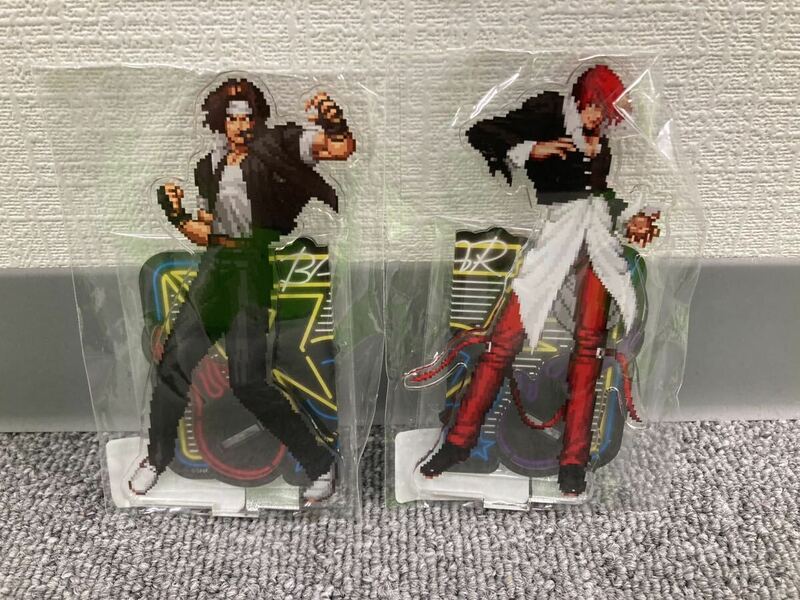 ネオジオ新品未使用未開封美品 KOF BARアクリルスタンド acrylic stand neo geo bar kof Iori Yagami kyoセット　希少品美品レア正規品