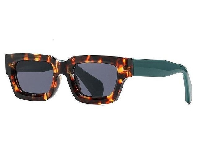 Hype Square Edge 極厚 サングラス べっ甲×グリーン 02