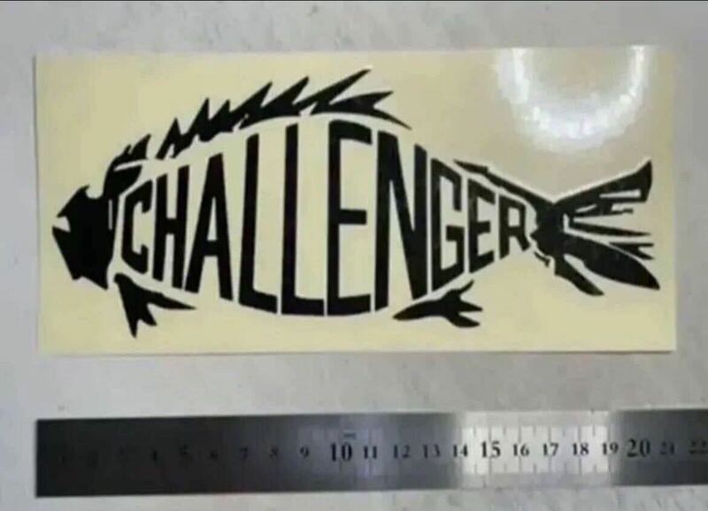 チャレンジャー　CHALLENGER 大判サイズ　切り文字ステッカー　カッティングステッカー　防水仕様　ドレスアップ　カスタム