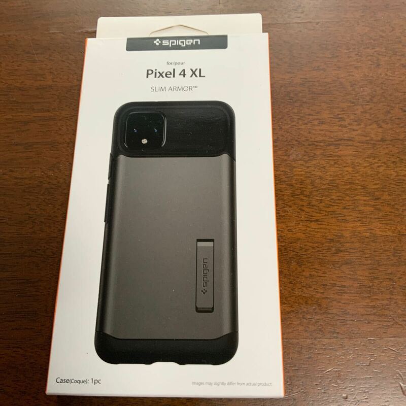 spigen GOOGLE Pixel4 XL ケース　ガンメタル　SLIM ARMOR ACS00052