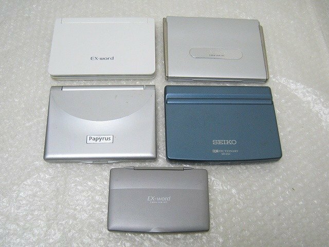 PK15889S★CASIO他★電子辞書 5点まとめて★XD-N9800 XD-W6500他★