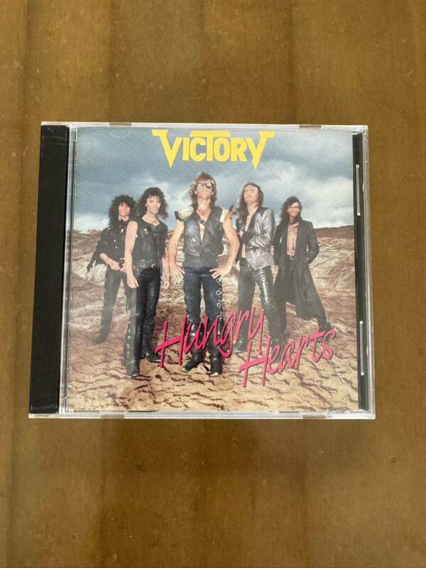 廃盤ジャーマン・メタル◆ヴィクトリー VICTORY「HUNGRY HEARTS」輸入盤 英詞付き◆送込美品