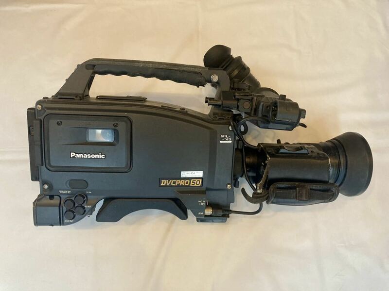業務用カメラ Panasonic DVCPRO50 AJ-D910WA / ビューファー　AJ-VF20WP / レンズ FUJINON A14×9 BERM-28 PEGASUS
