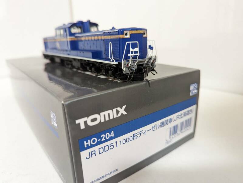 動作確認済み 0319タ上 JR DD51-1000形ディーゼル機関車（JR北海道色） HO-204 Ｎゲージ 鉄道模型 トミックス トミーテック TOMIX