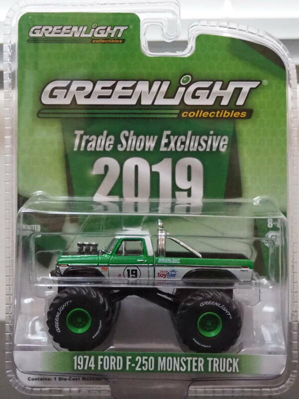 GREENLIGHT 1974 FORD F 250 MONSTER TRUKS TRADE SHOW EXCLUSIVE フォード ミニカー NEW YORK TOY FAIR 日本未発売 グリーンライト