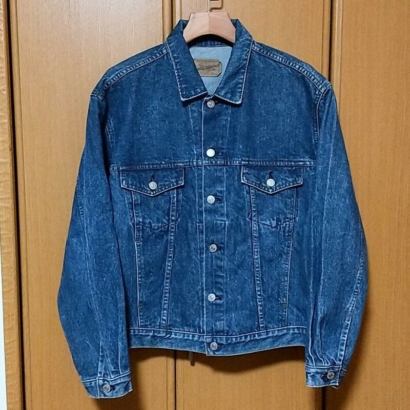 Levis リーバイス デニムジャケット Gジャン 70649-0217 L 日本製 80s 80年代 87年製 IRREGULAR イレギュラースタンプ 3rd 4th