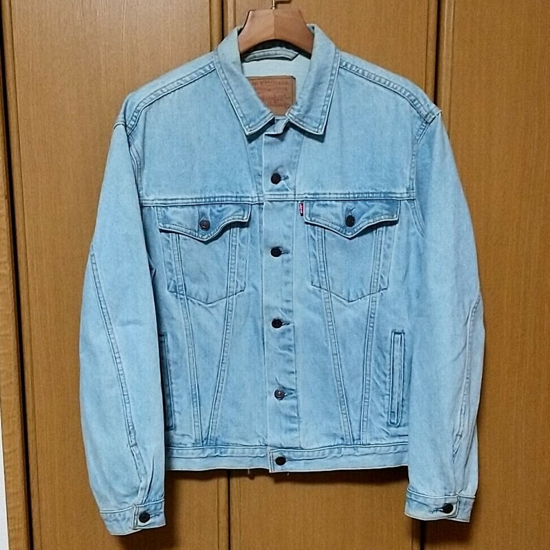 Levis リーバイス デニムジャケット Gジャン 75525-4834 90s 90年代 サード フォース 70505 70506 トラッカー ライトブルー カナダ製 S