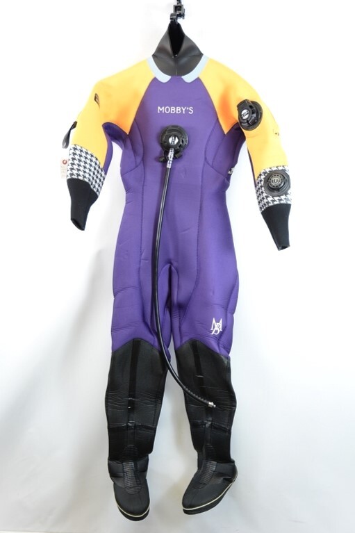 Mobby's モビーズ 5mm 裏起毛 レディース ドライスーツ（158cm/50kg/ブーツ25cm)［Dsuit-240221YY］