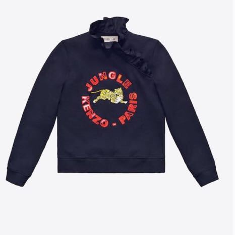 KENZO ケンゾー H&M コラボ トップス スウェット トレーナー ロゴ入り XSサイズ 値下げ