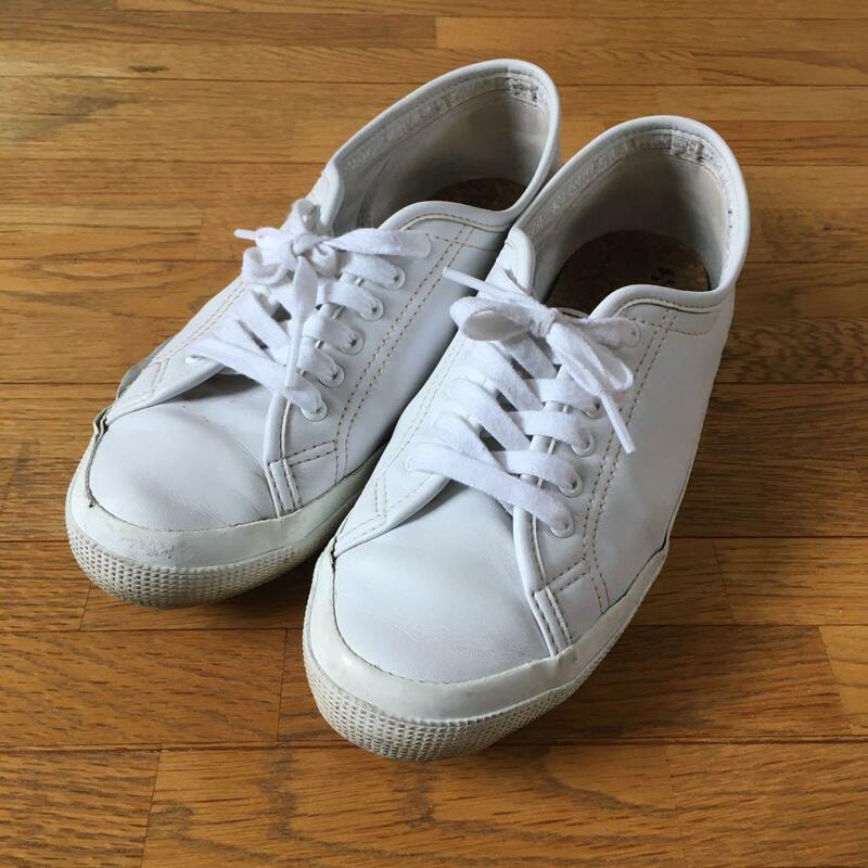 スペルガ　SUPERGA メンズシューズ　スニーカー　白ホワイト　サイズ40中古