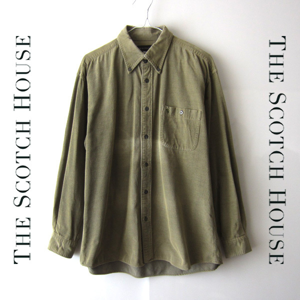 THE SCOTCH HOUSE／ザスコッチハウス★　ボタンダウンシャツ　LL