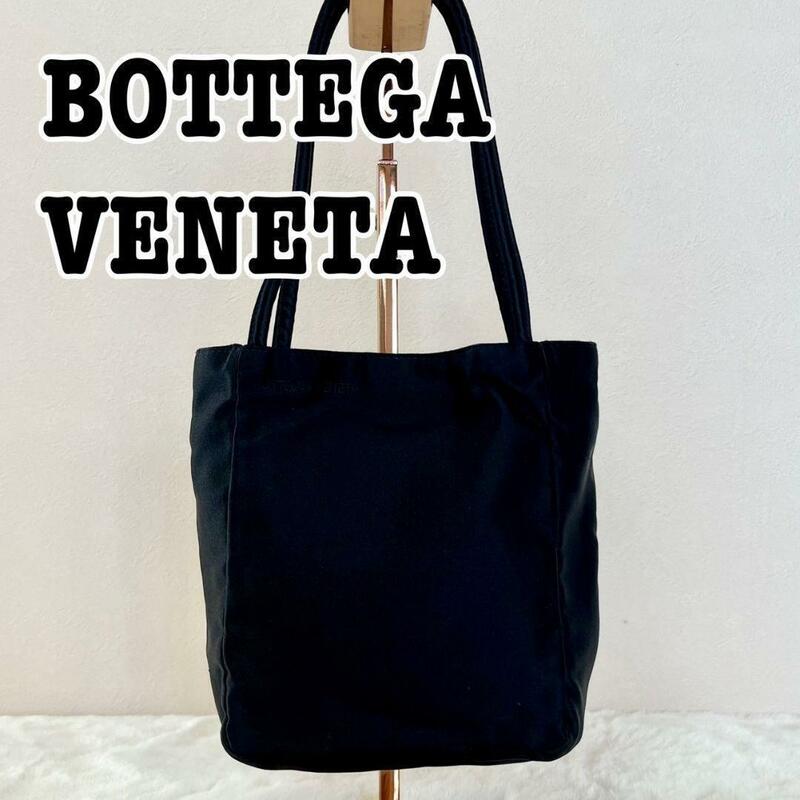 BOTTEGA VENETA ボッテガヴェネタ ブラック ハンドバッグ ショルダーバッグ トートバッグ ワンショルダー 肩掛け 保存袋付き ロゴ刺繍