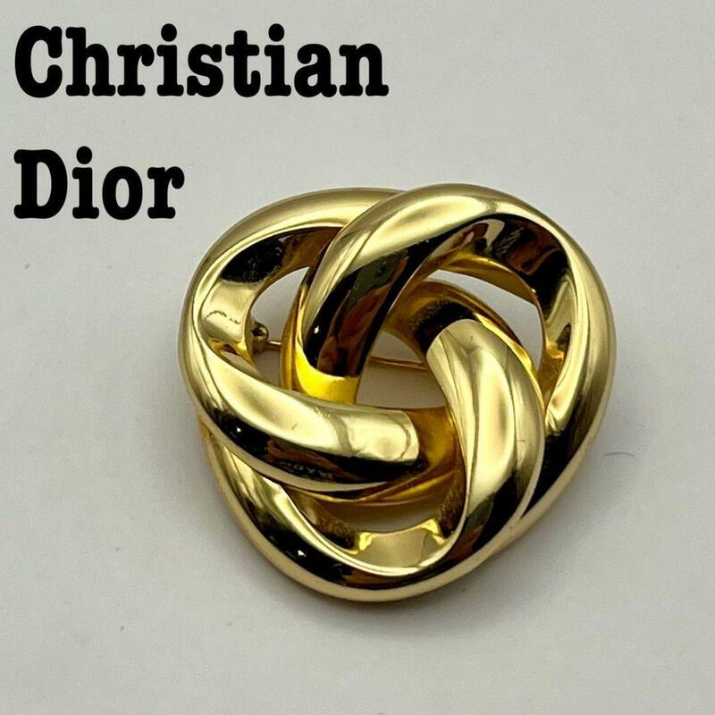 Christian Dior クリスチャンディオール　ビンテージ　インフィニティ　ピンブローチ　Made in germany ドイツ製