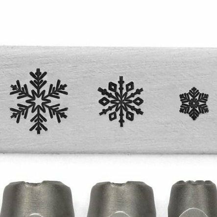 彫金刻印 Snow Flake Pack＊雪の結晶デザイン 3本セット 冬 大きめモチーフ インプレスアート　道具 工具 ツールImpressArt