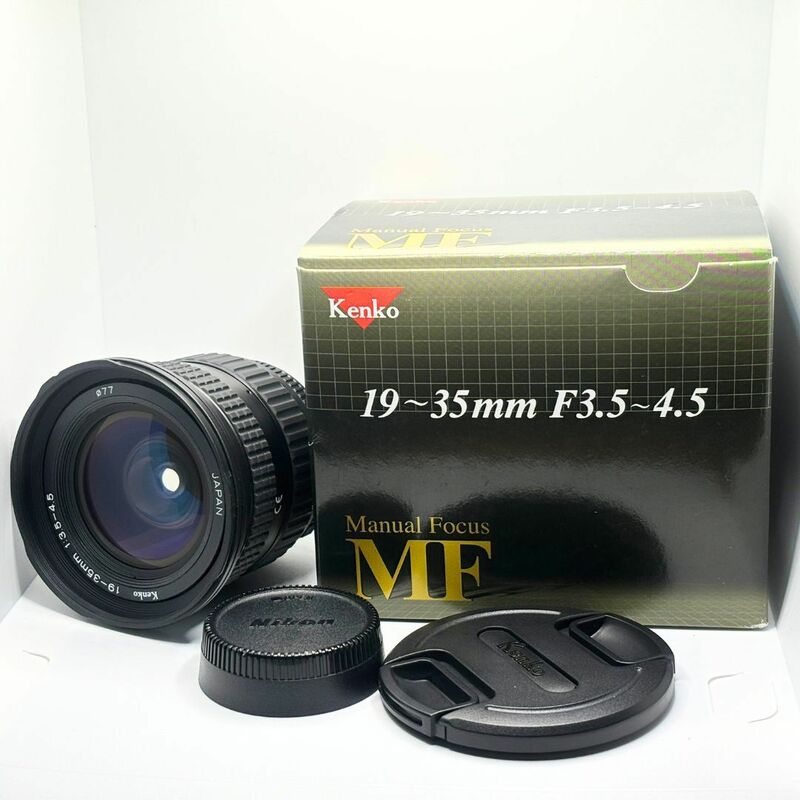 ★超極上品★ ケンコー Kenko MF 19-35mm F3.5-4.5 ニコン用　箱付き #97