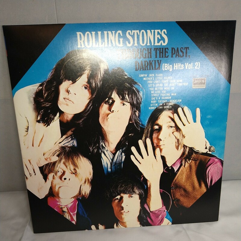 n-1314◆ローリング・ストーンズ THE ROLLING STONES 帯なし Through LPレコード 中古品◆状態は画像で確認してください