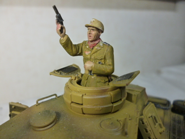 タミヤ1／３５アフリカ軍団戦車兵完成品２